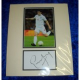 Gareth Barry Signature With England Photo!